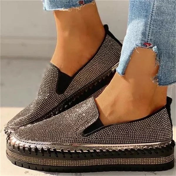 Celeste | Women’s Glitter Slip-On Flats