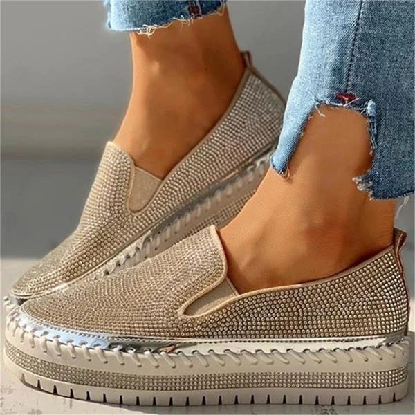 Celeste | Women’s Glitter Slip-On Flats