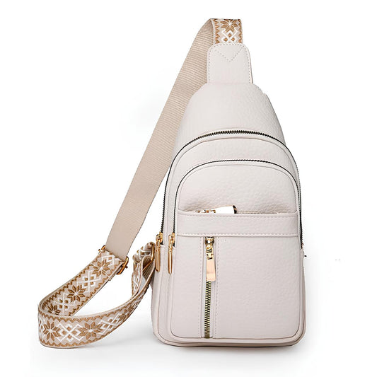 Wren | Women’s Patterned-Strap Sling Bag